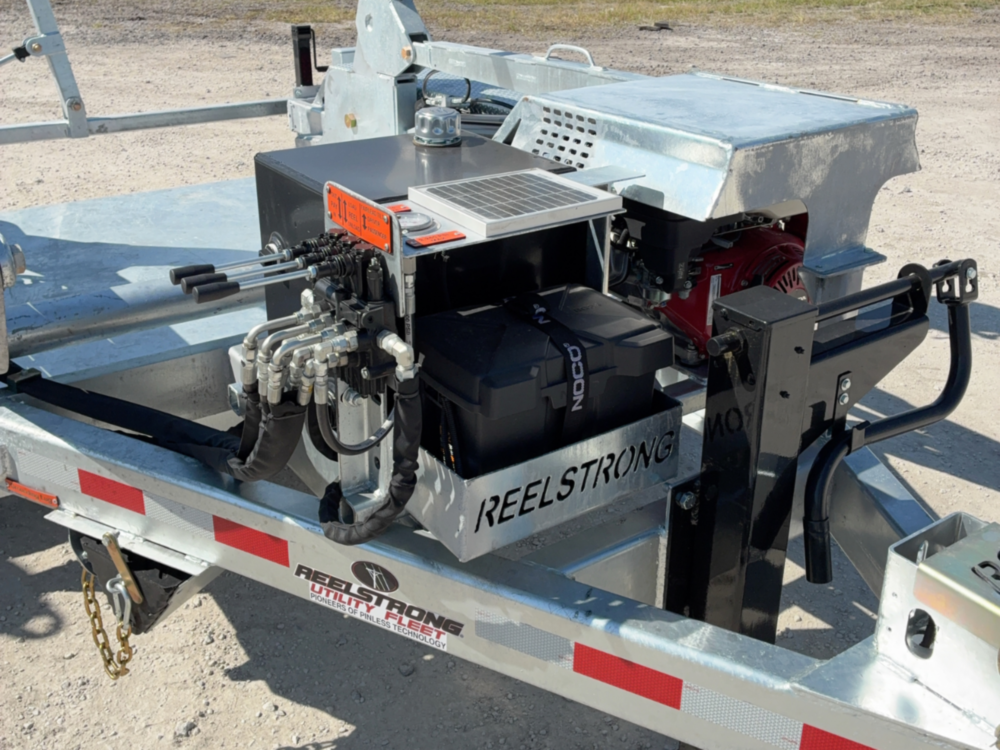 2026 Reelstrong CLD14 TANDEM GAS/HYD POWER Reel Trailer