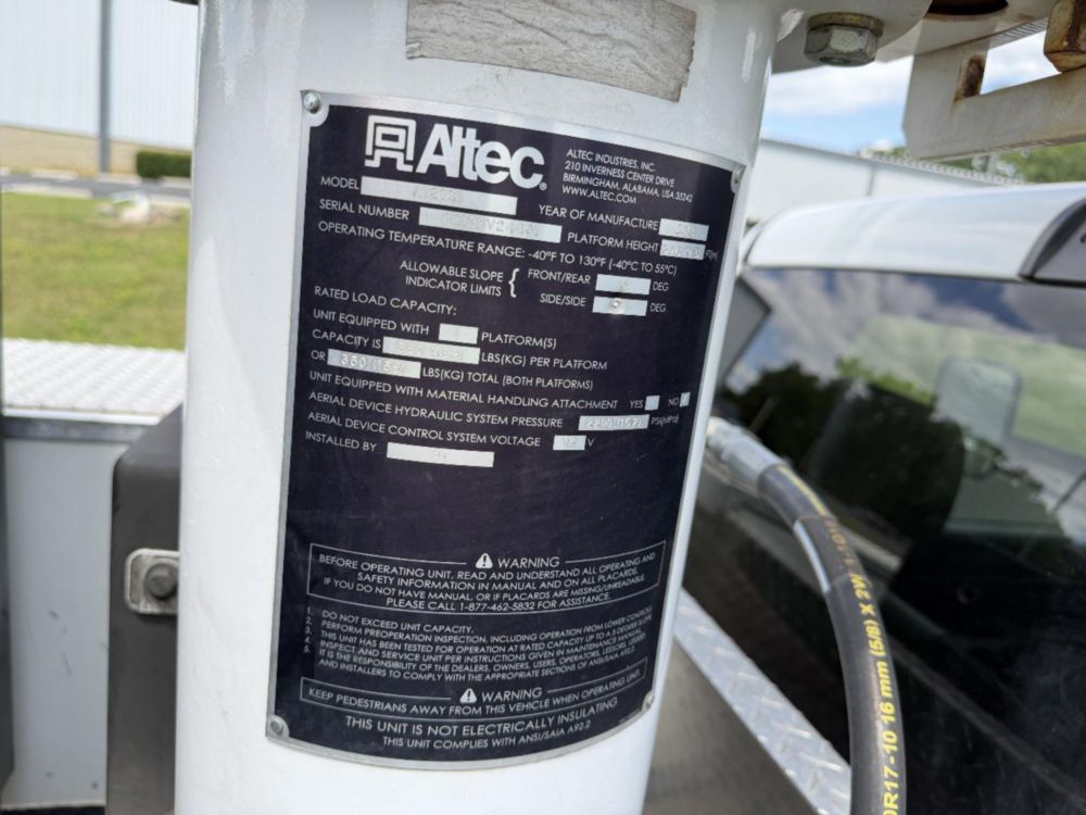 2018 Dodge Ram 4500 Altec AT-200A Altec Bucket Truck