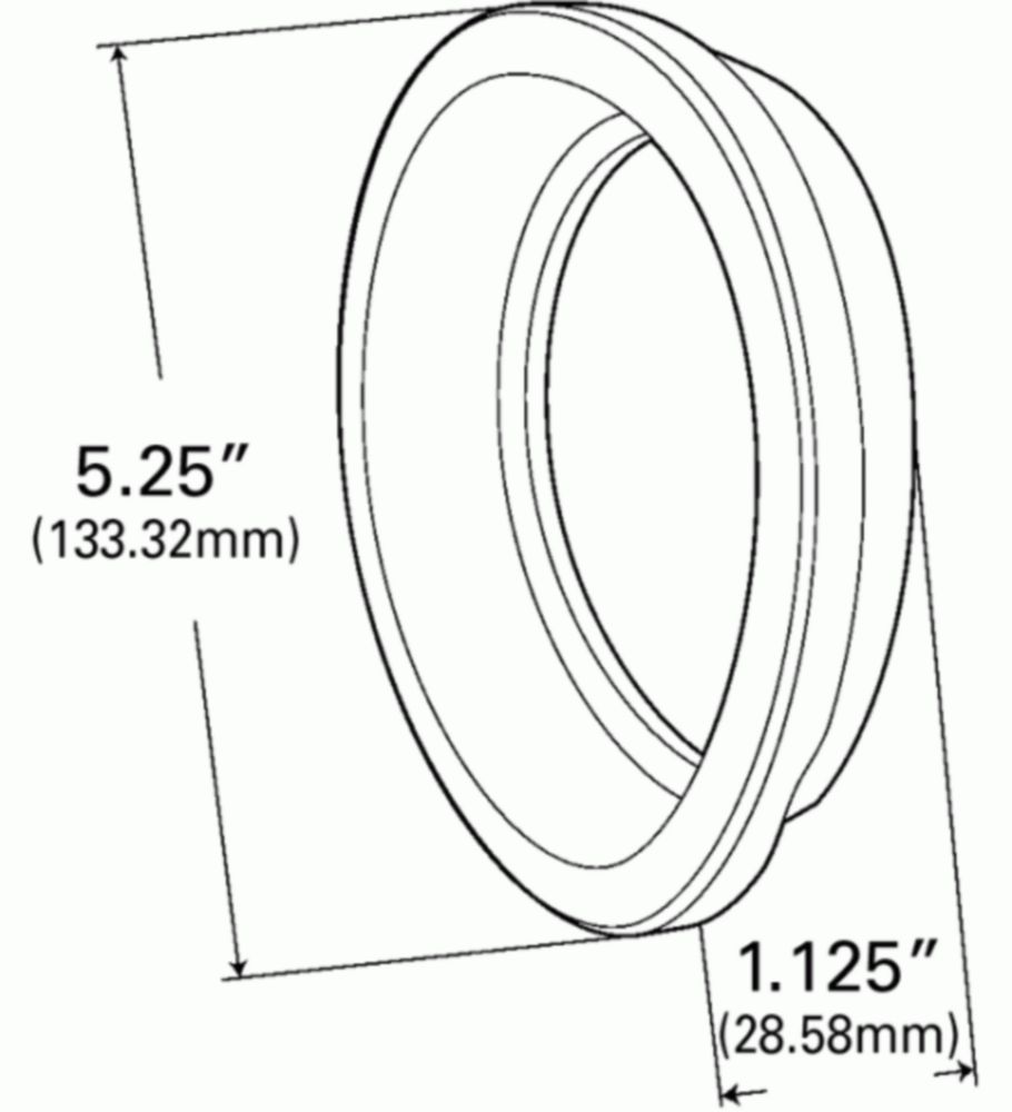 Grommet For 4" Round Lights