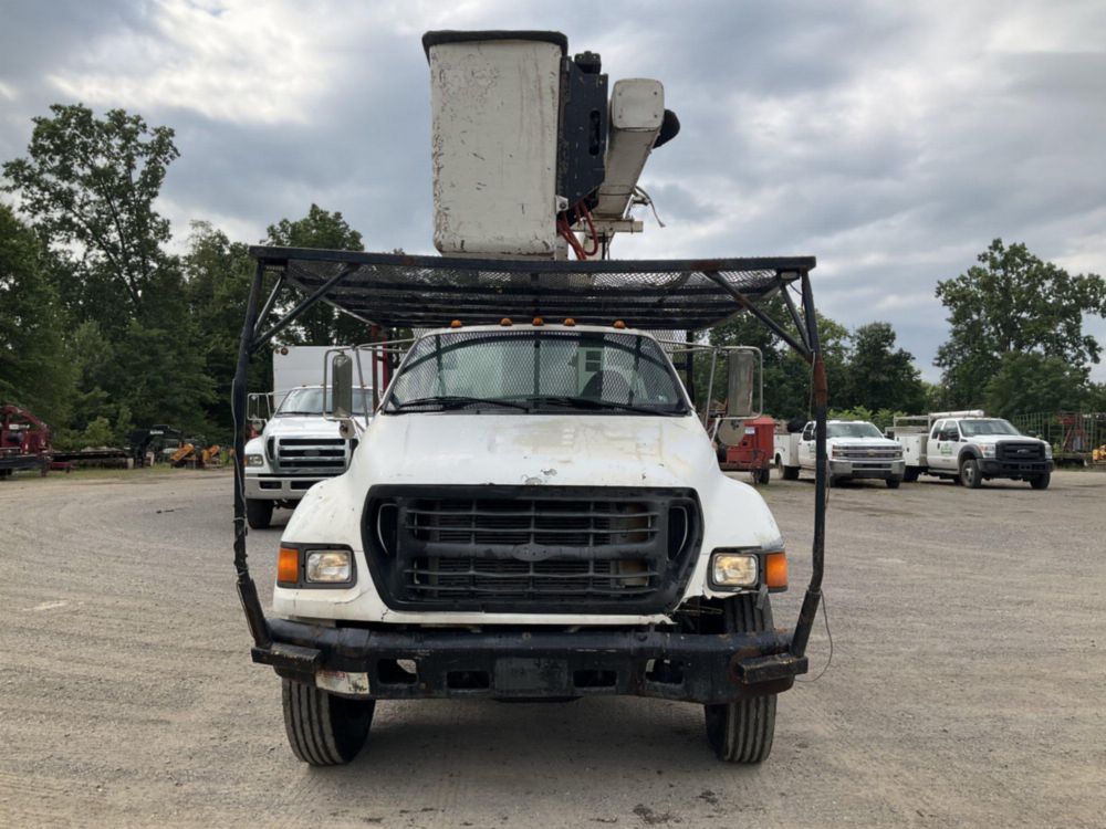 2002 Ford F-750 Terex Hi Ranger XT5 55' Forestry Bucket Truck