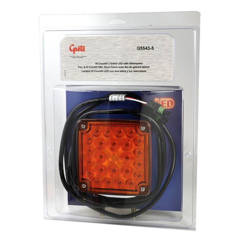 STT LAMP, YEL, HI COUNT LED LA