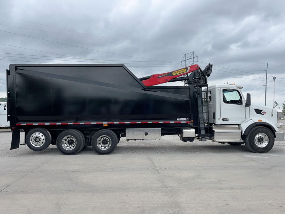 2025 Peterbilt 567 8x4 Palfinger EPSILON M13A80 Drywall Crane Truck