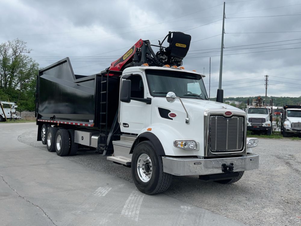 2025 Peterbilt 567 8x4 Palfinger EPSILON M13A80 Drywall Crane Truck