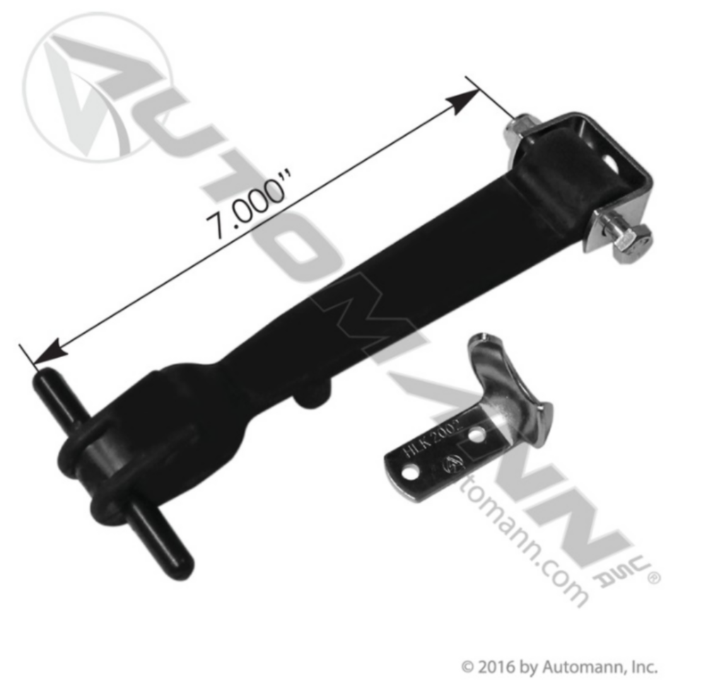 Automann Hood Latch with Clamp Peterbilt