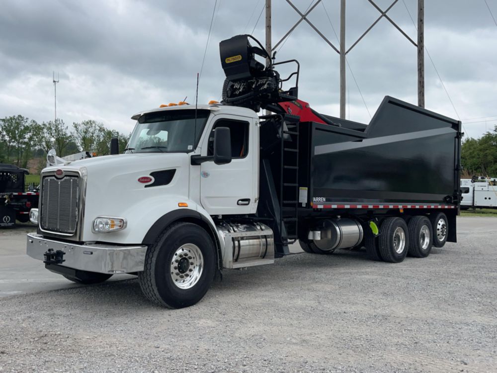 2025 Peterbilt 567 8x4 Palfinger EPSILON M13A80 Drywall Crane Truck