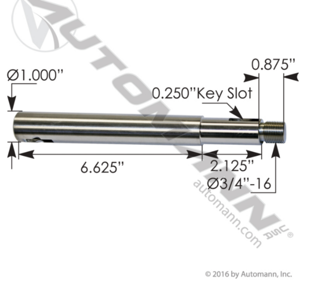 Automann Cross Shaft 9.625in Peterbilt