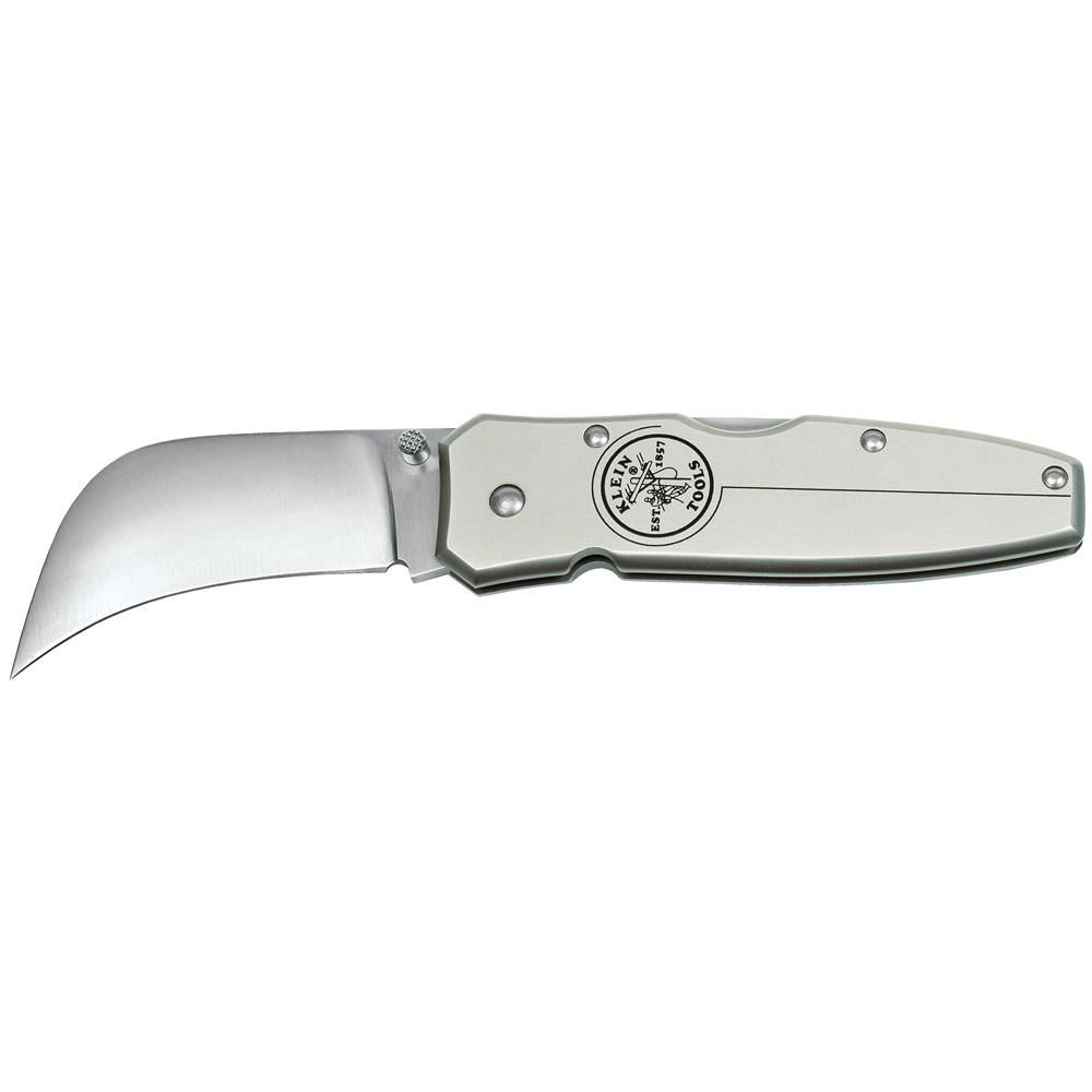 Klein Tools Lockback Hawkbill Knife, Aluminum Handle