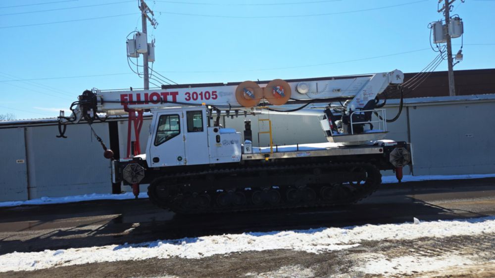 2014 CTE Morooka CTrac8000 Elliott 30105RS-D Digger Equipped Track Mount Crane