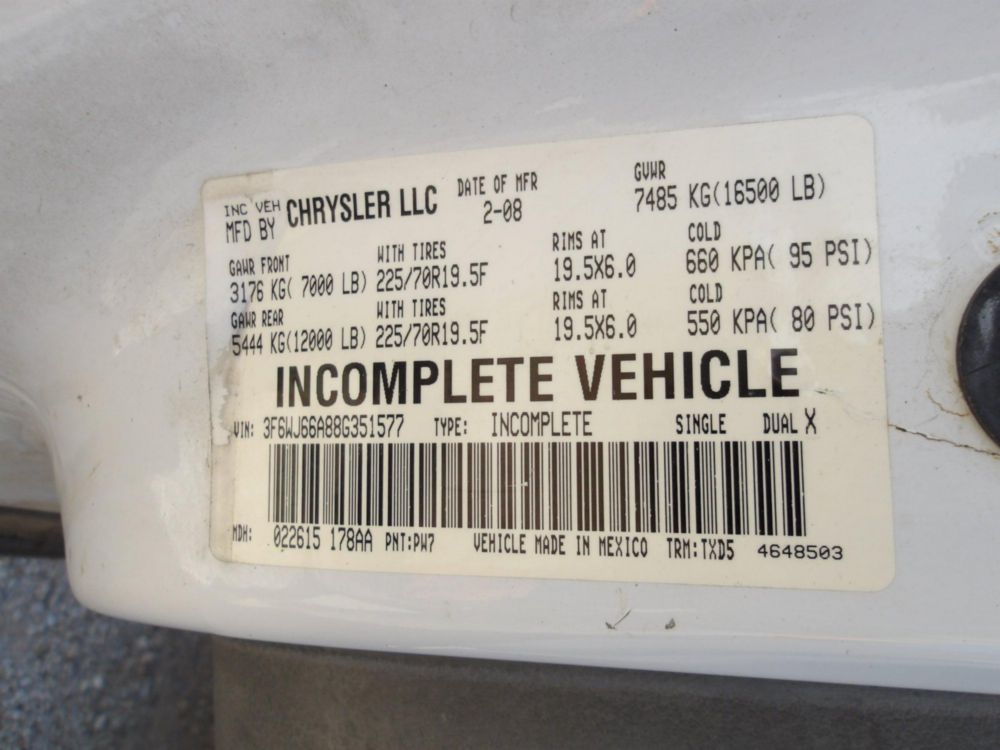 2008 Sterling 4500 UTEM Skyjacker Bucket Truck