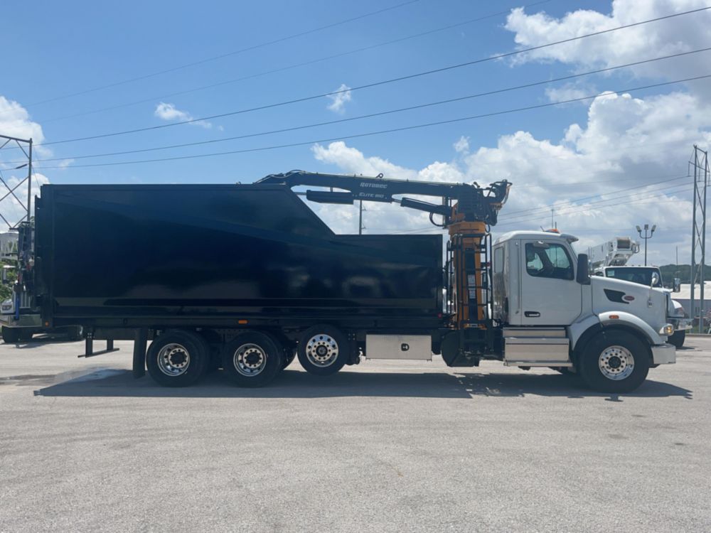2025 Peterbilt 567 8x4 Rotobec ELITE 910 MT26 Drywall Crane Truck