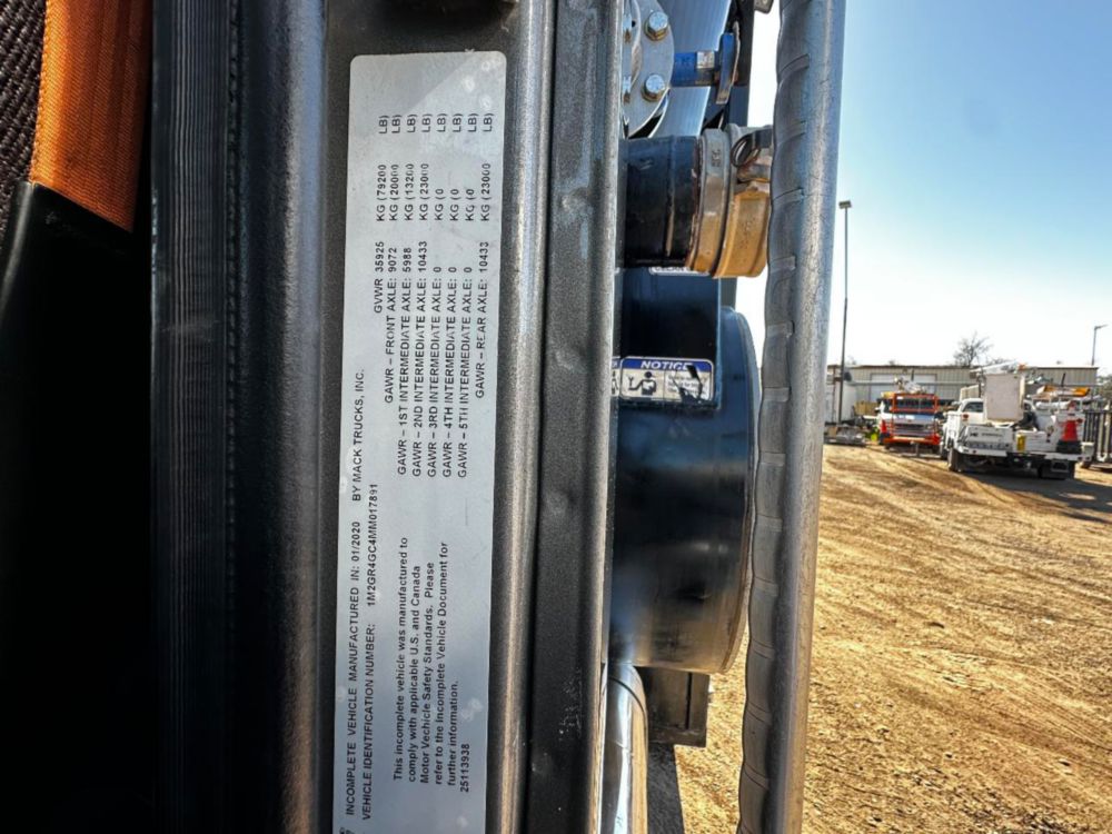 2021 Mack Granite Vermeer VXT600-11 Tri-Axle Vacuum Excavator Truck