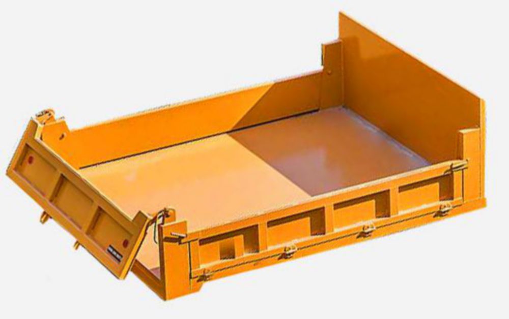 7.5 cu yds (Heaped) Track Dump Bed
