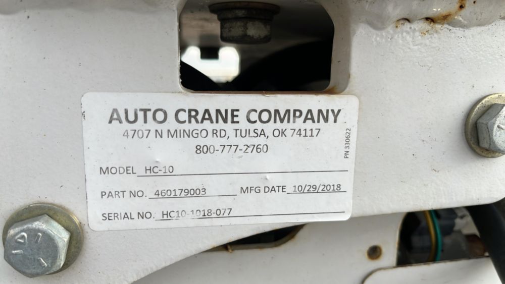 2019 Peterbilt 337 4x2 Load King Voyager II Service Truck With Crane