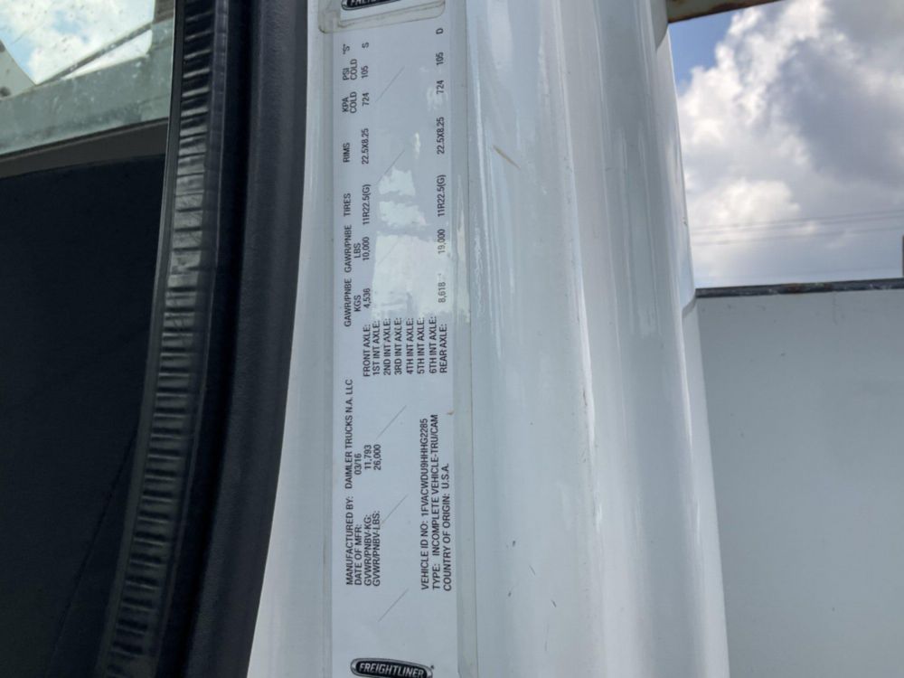 2017 Freightliner M2 4x2 "Under CDL" Posi-Plus 800-40 Bucket Truck