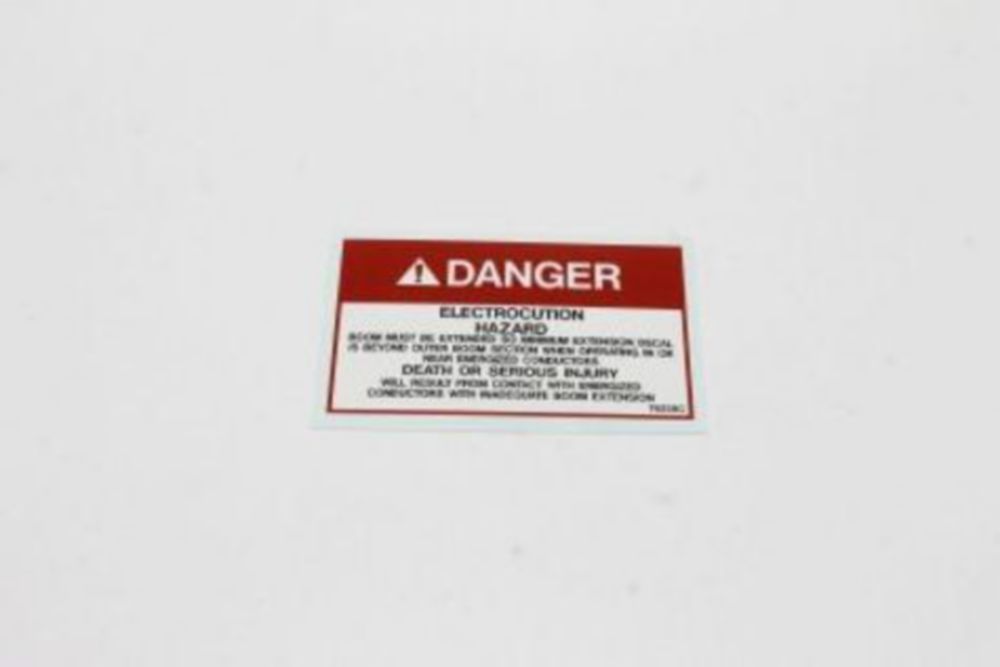 DECAL DANGER ELECTROCUTION HAZ