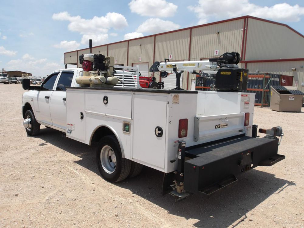 2022 Dodge Ram 3500 Crew Cab Palfinger PSC 3216 Service Truck