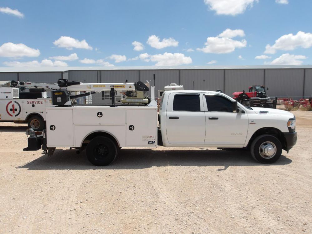 2022 Dodge Ram 3500 Crew Cab Palfinger PSC 3216 Service Truck