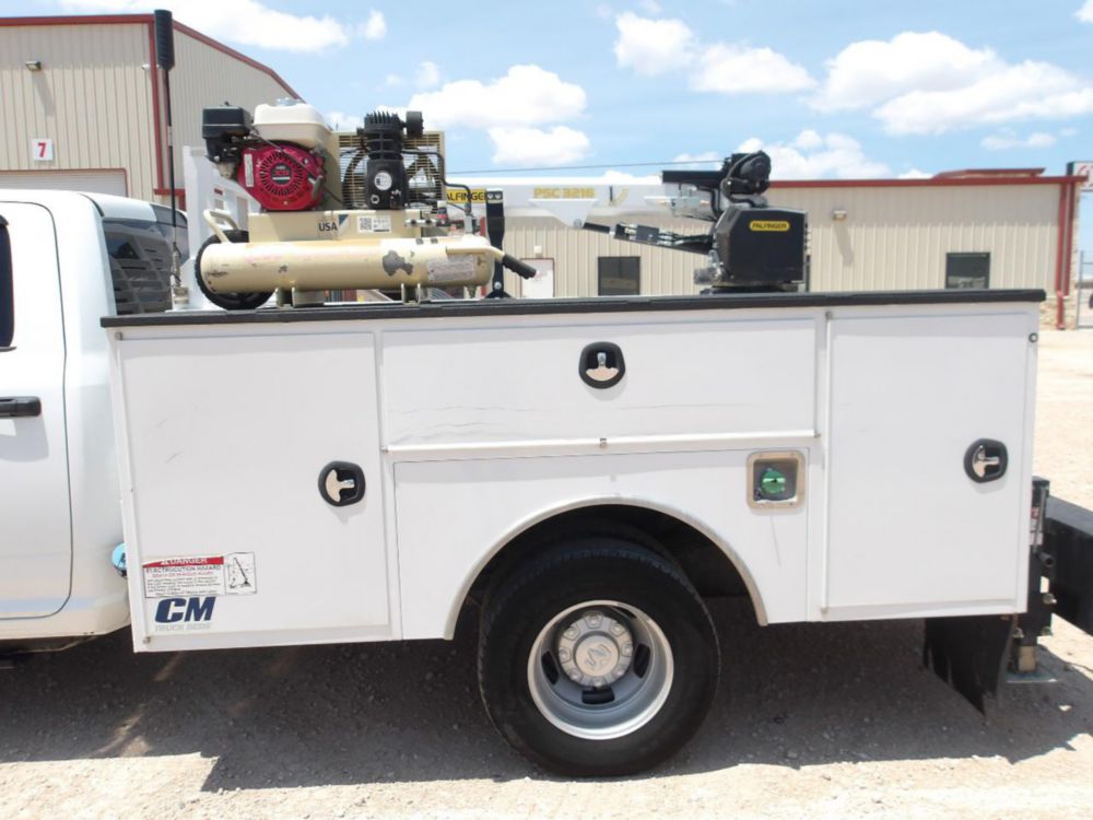 2022 Dodge Ram 3500 Crew Cab Palfinger PSC 3216 Service Truck