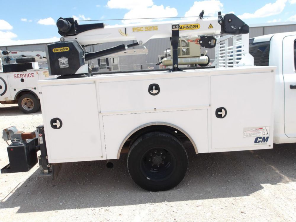 2022 Dodge Ram 3500 Crew Cab Palfinger PSC 3216 Service Truck
