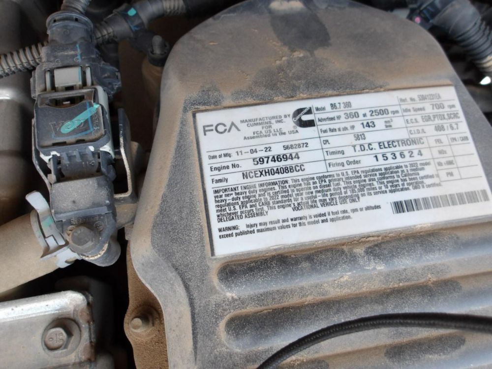 2022 Dodge Ram 3500 Crew Cab Palfinger PSC 3216 Service Truck