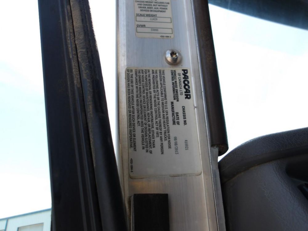 2014 Kenworth T-370 Curtain Side Box Truck