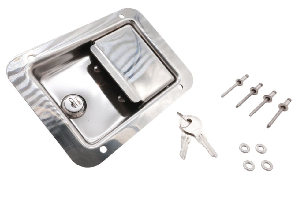 ST STEEL LATCH W/ KEY