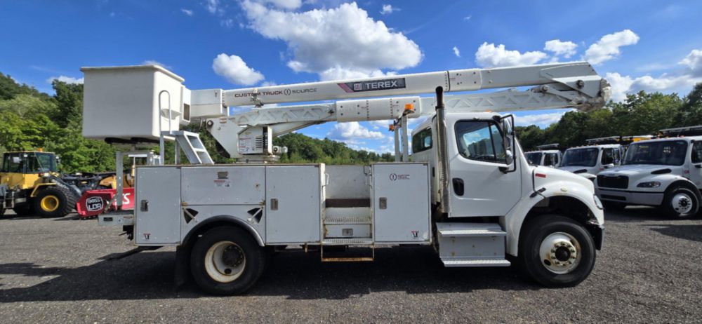 2017 Freightliner M2 4x2 Terex HRX-55 Material Handler Bucket Truck