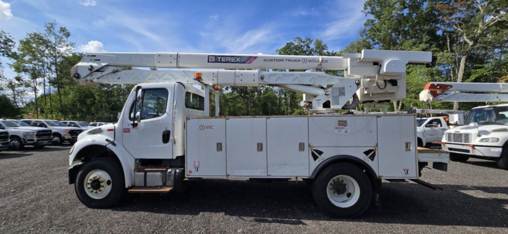 2017 Freightliner M2 4x2 Terex HRX-55 Material Handler Bucket Truck