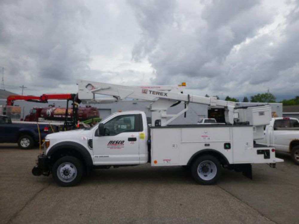 37 ft HiRail Bucket Truck Rental Custom Truck One Source