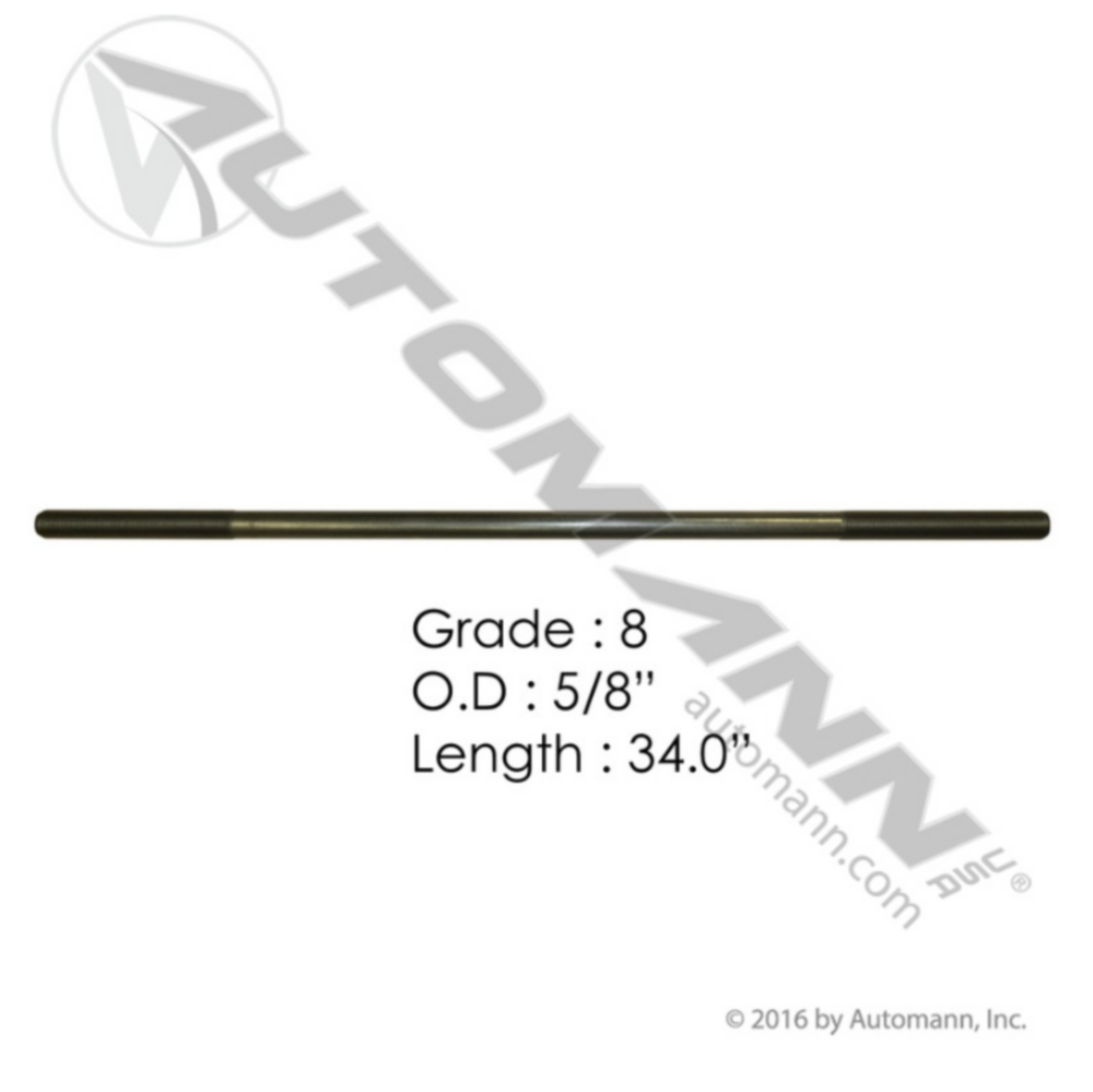 Automann 1in X 36in GR8 Threaded Rod