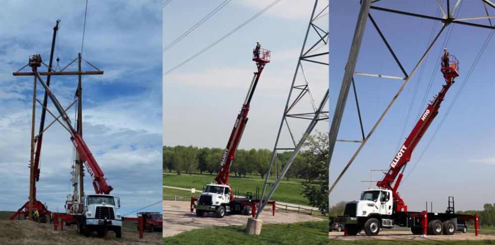117 ft Non Insulated AWD Hi-Rail Aerial