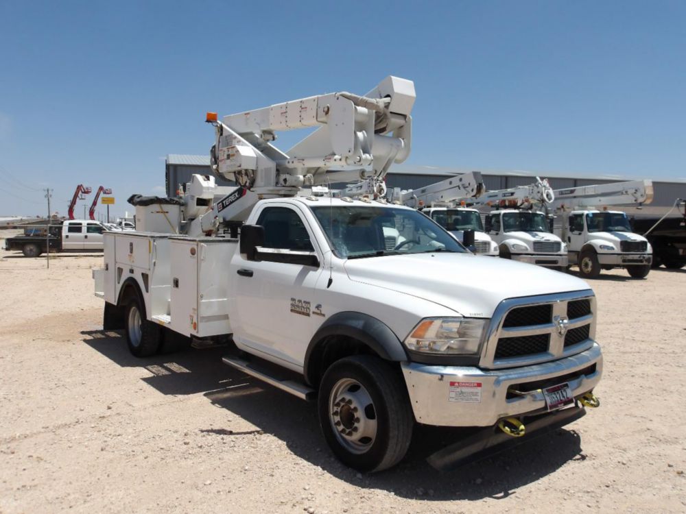 2017 Dodge Ram 5500 4x4 Terex LTM-40 Material Handler Bucket Truck