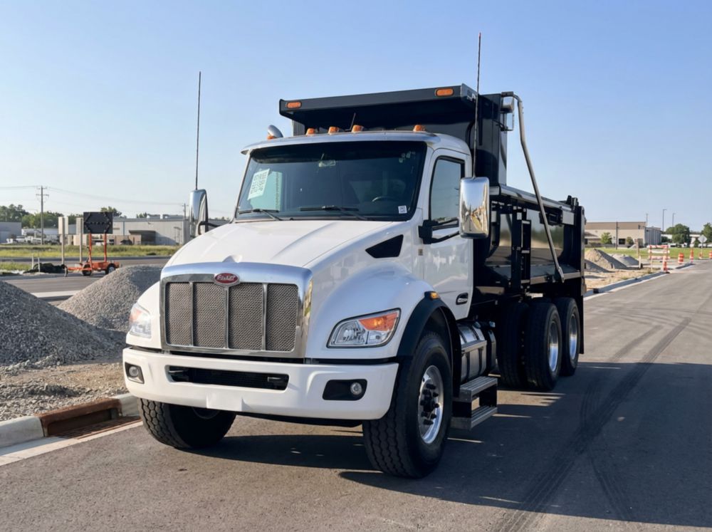 2025 Peterbilt 548 6x4 16' Load King Dump Truck