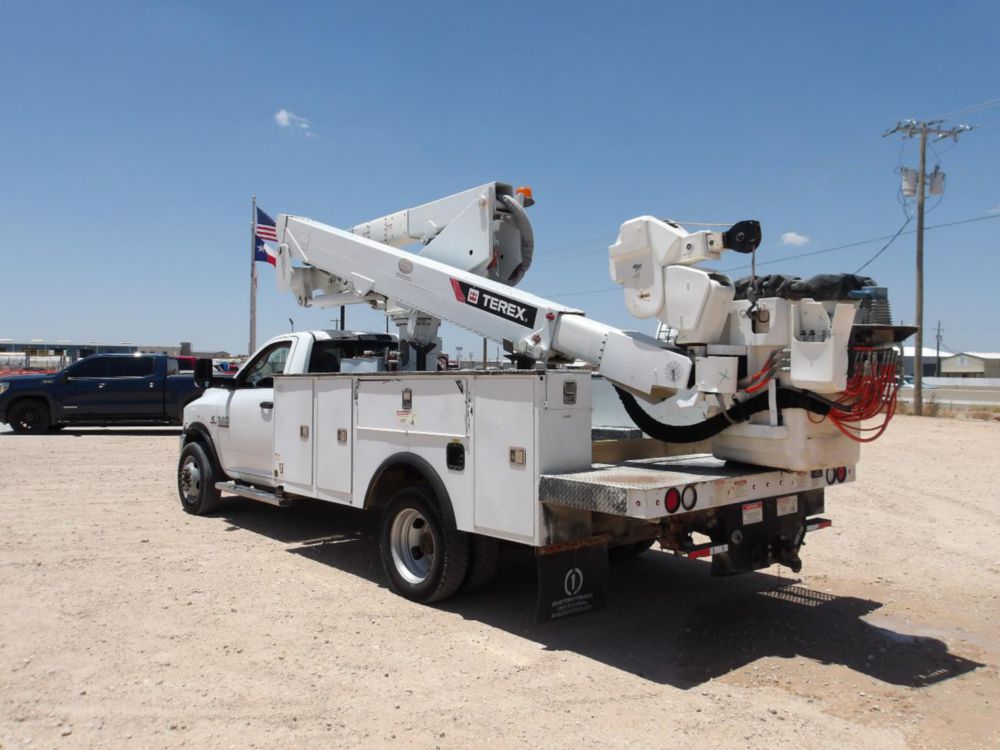 2017 Dodge Ram 5500 4x4 Terex LTM-40 Material Handler Bucket Truck