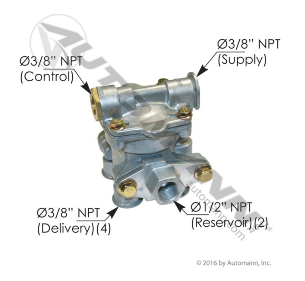 Automann Spring Brake Control Valve
