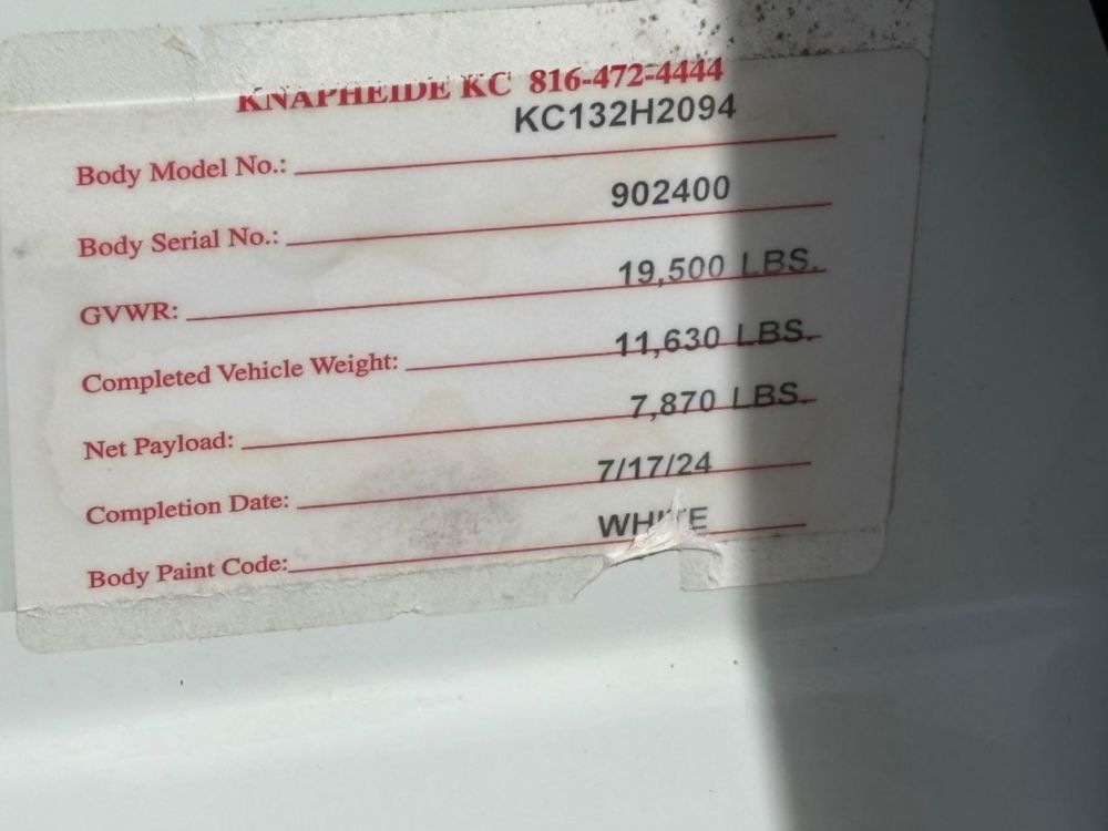 "Almost New" 2024 Dodge Ram 4x4 Crew Cab 5500 Knapheide KUV Service Truck