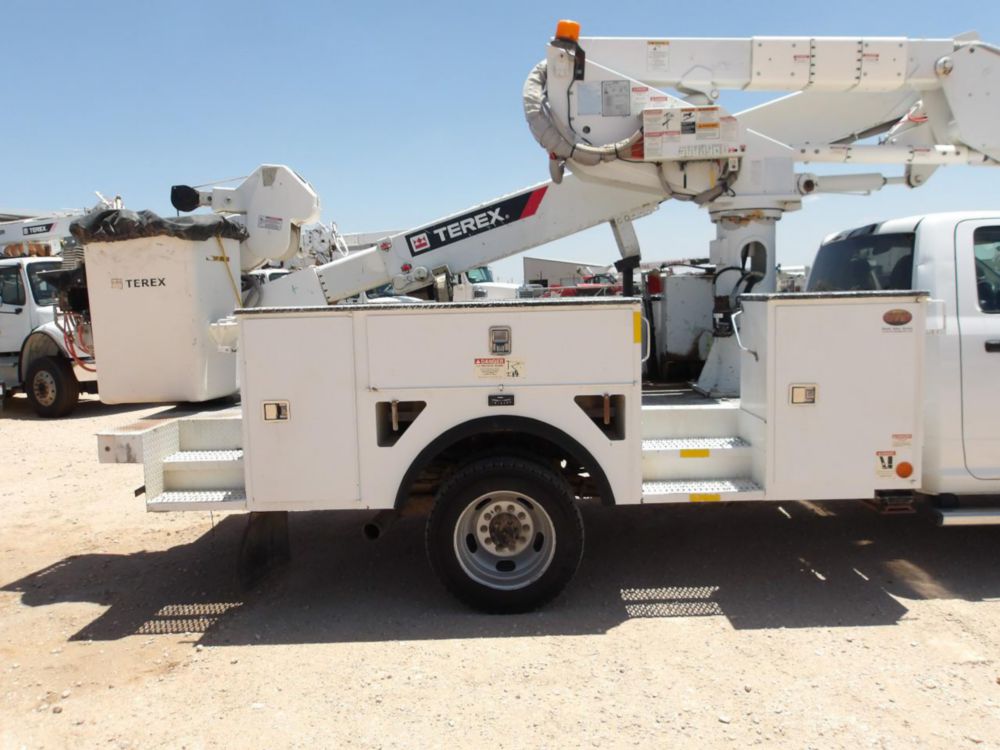 2017 Dodge Ram 5500 4x4 Terex LTM-40 Material Handler Bucket Truck