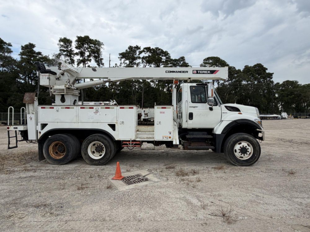 2012 International 7400 6x6 Terex Commander "Incomplete"6060 Digger Derrick Truck
