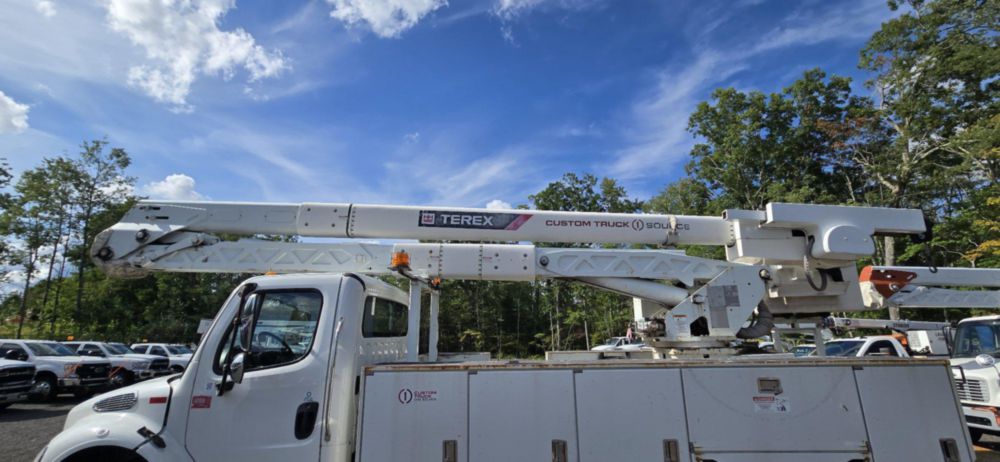 2017 Freightliner M2 4x2 Terex HRX-55 Material Handler Bucket Truck