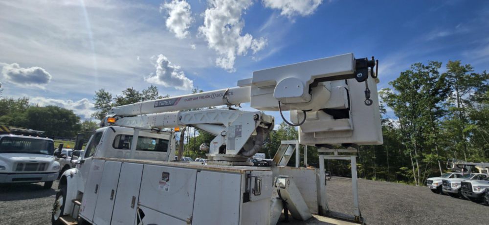 2017 Freightliner M2 4x2 Terex HRX-55 Material Handler Bucket Truck