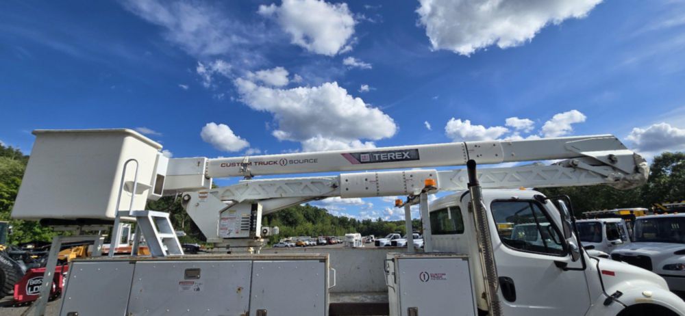 2017 Freightliner M2 4x2 Terex HRX-55 Material Handler Bucket Truck