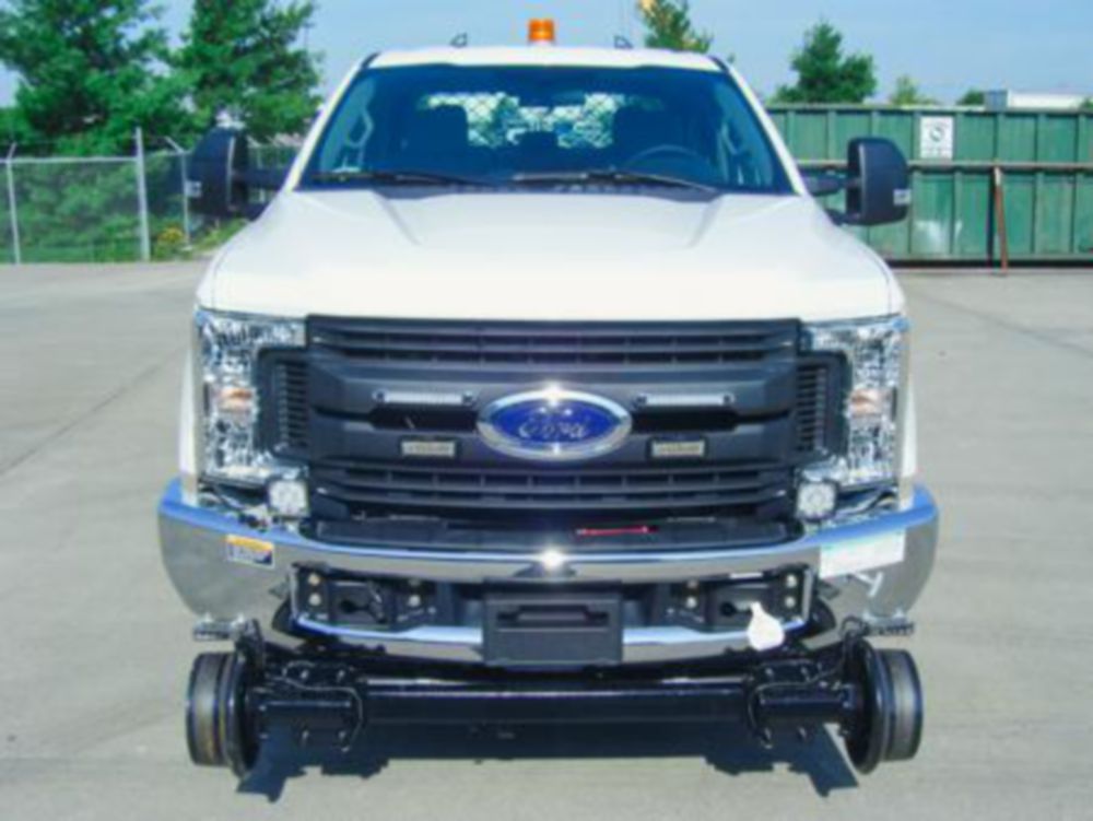 1 Ton Crew Cab AWD Diesel Hi-Rail Pickup Truck