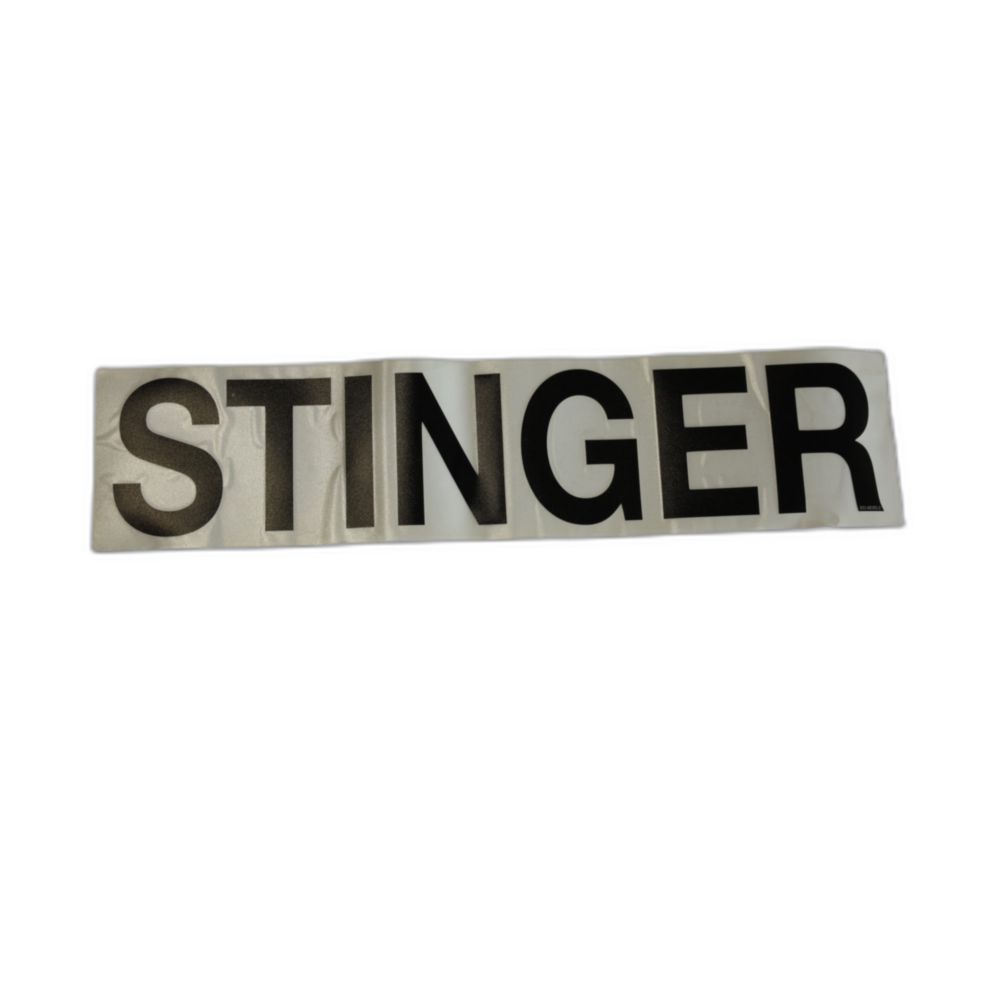 STINGER DECAL(BLACK)
