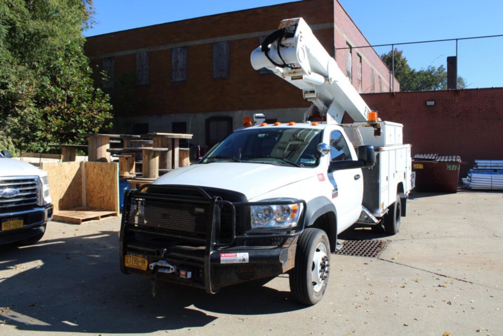 2010 Dodge 5500 4x4 ETI ETC MH-37IH Material Handler Bucket Truck