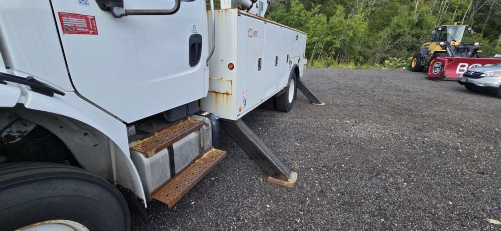 2017 Freightliner M2 4x2 Terex HRX-55 Material Handler Bucket Truck