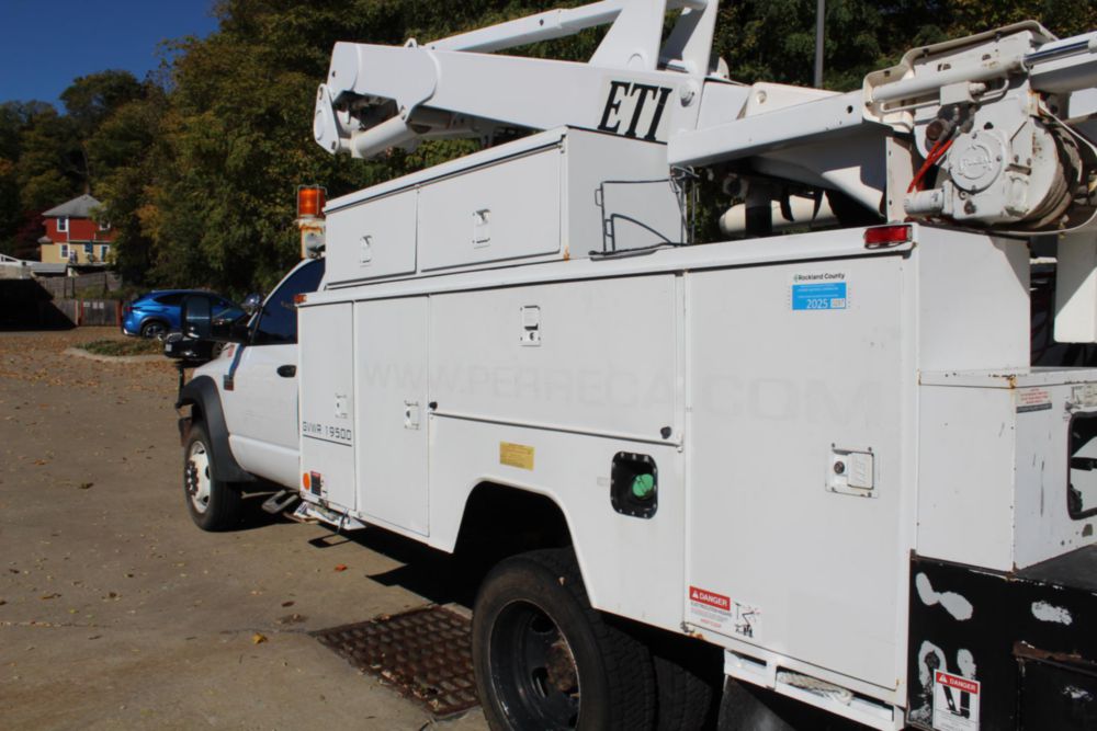 2010 Dodge 5500 4x4 ETI ETC MH-37IH Material Handler Bucket Truck