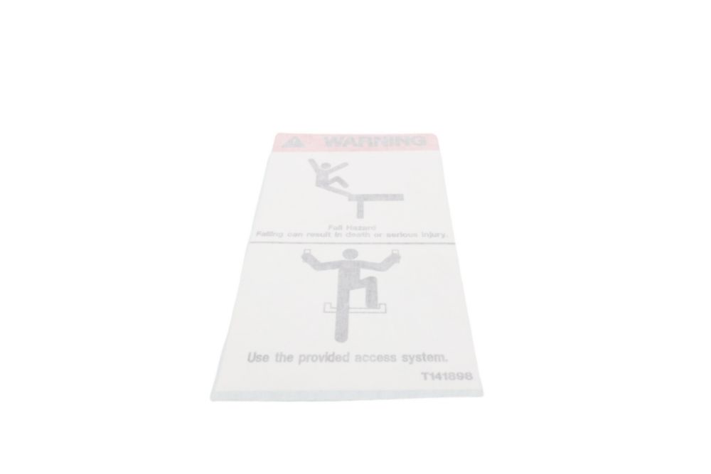 DECAL, FALL HAZARD
