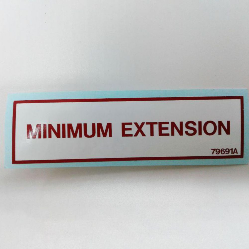 DECAL MINIMUM EXTENSION