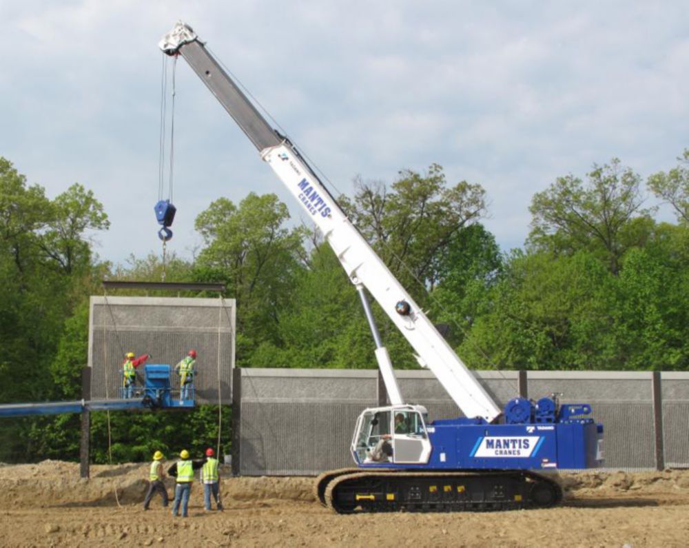 77 tons 111 ft Telescopic Non Insulated Crawler Crane
