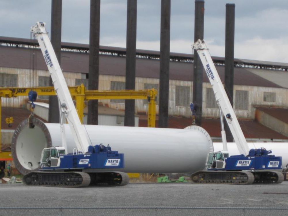 77 tons 111 ft Telescopic Non Insulated Crawler Crane